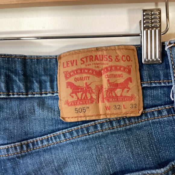 Levi Strauss & Co 505 Denim Jeans Size W32 L 32 - Picture 6 of 9